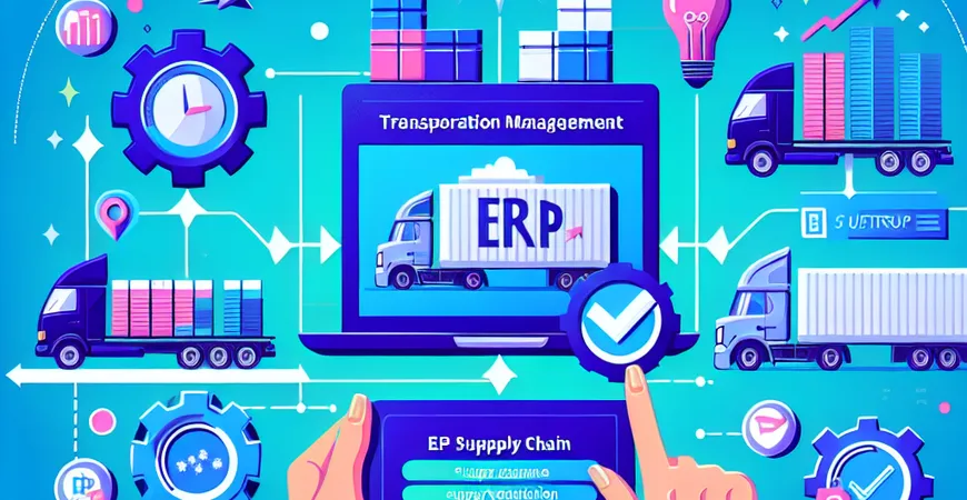 物流企业供应链升级：ERP 供应链模块的运输管理方案